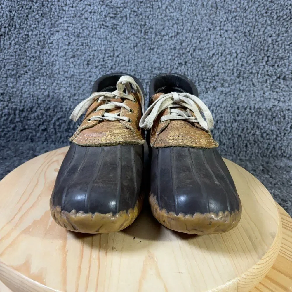 LL Bean Boots Maine Hunting Shoe Men Size 10 Leather Duck Waterproof Made in USA
